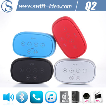 4 Colors China First 3D Surround Sound Wireless Bluetooth Speaker (Q2)